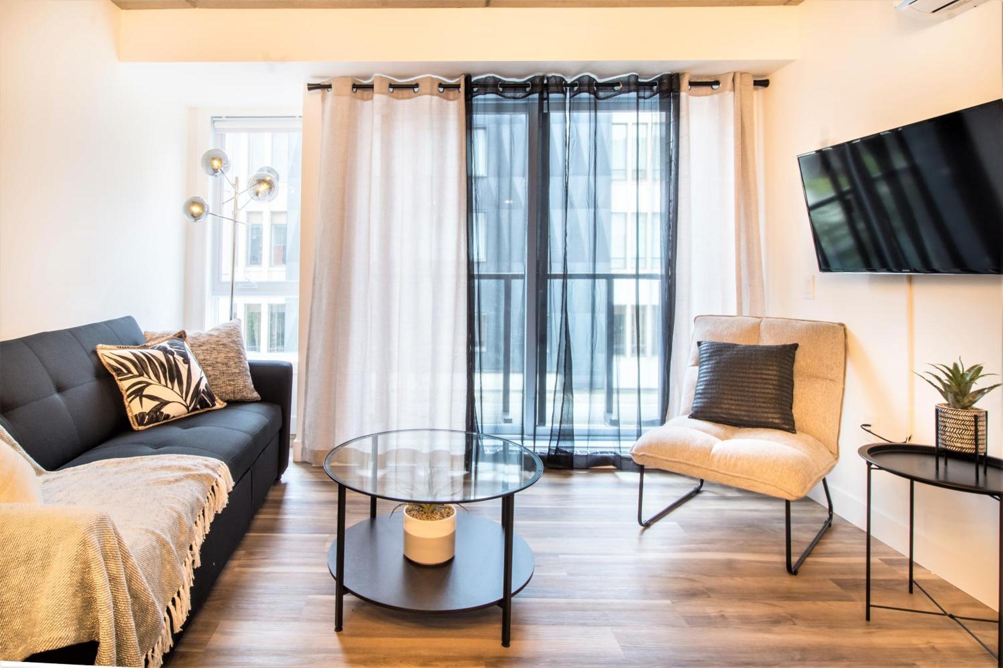 Condo Chic, Centre-Ville Piscine, Terrasse, Gym Québec Buitenkant foto